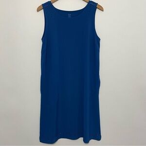 Title Nine Blue Sleeveless Cutout Details Tank Dress Size Medium